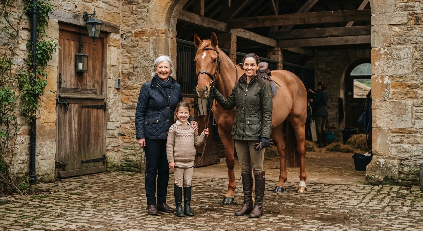 L'équipe du B.E. Equi Be Happy 63, centre équestre à Antoingt